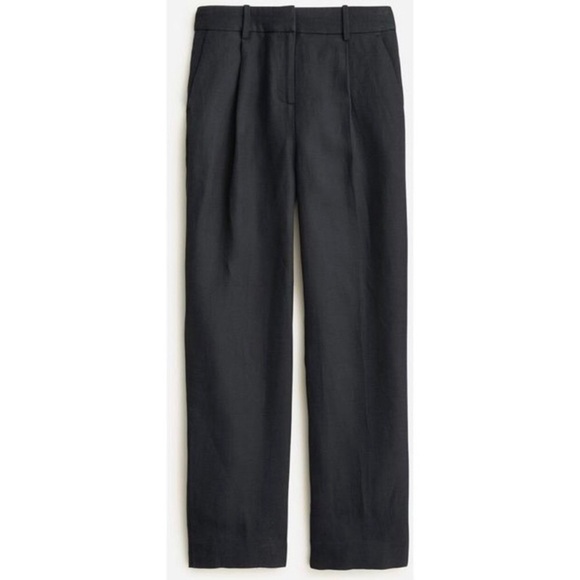 J.Crew Women’s Drapey cupro-blend trouser - Picture 1 of 9